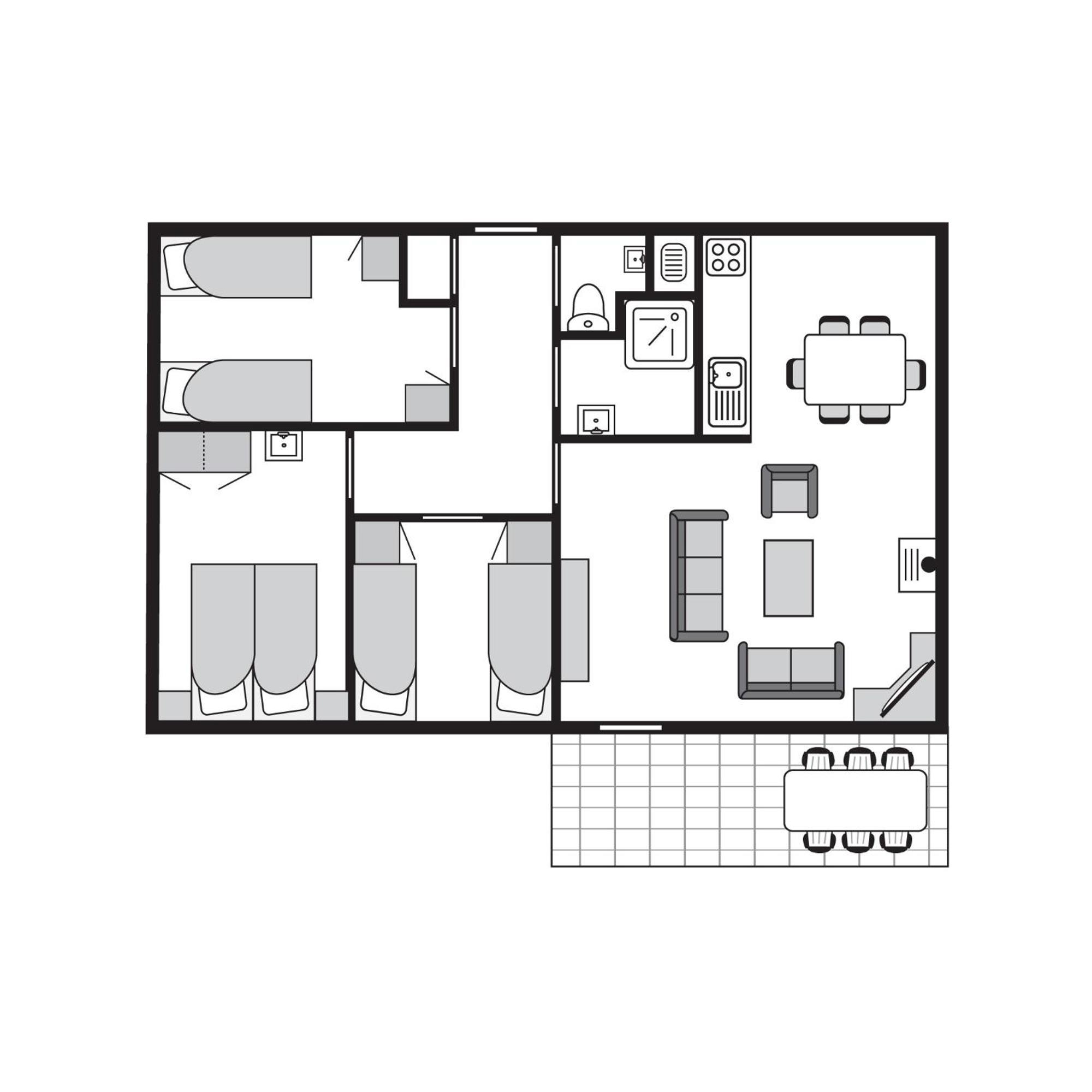 Comfort 6-Person Dog Bungalow In The Holiday Park Landal Heideheuvel บีคแบร์เกิน ห้อง รูปภาพ